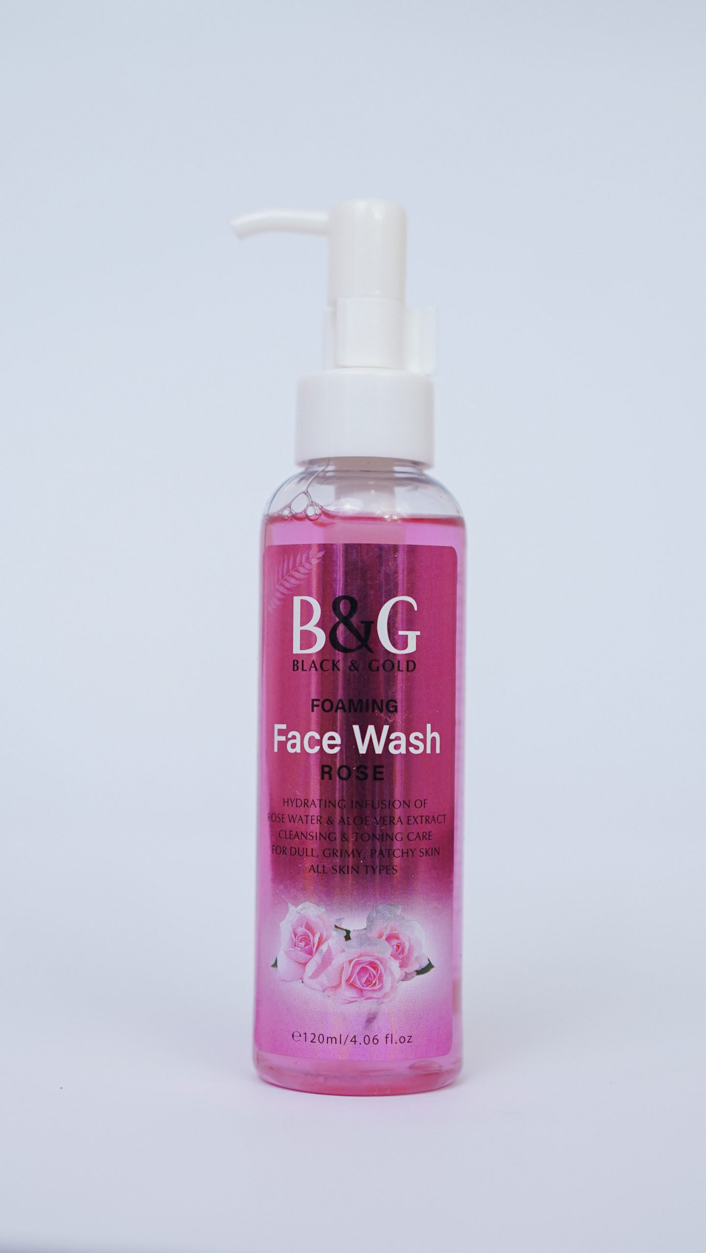 B&G Rose Foaming Facewash