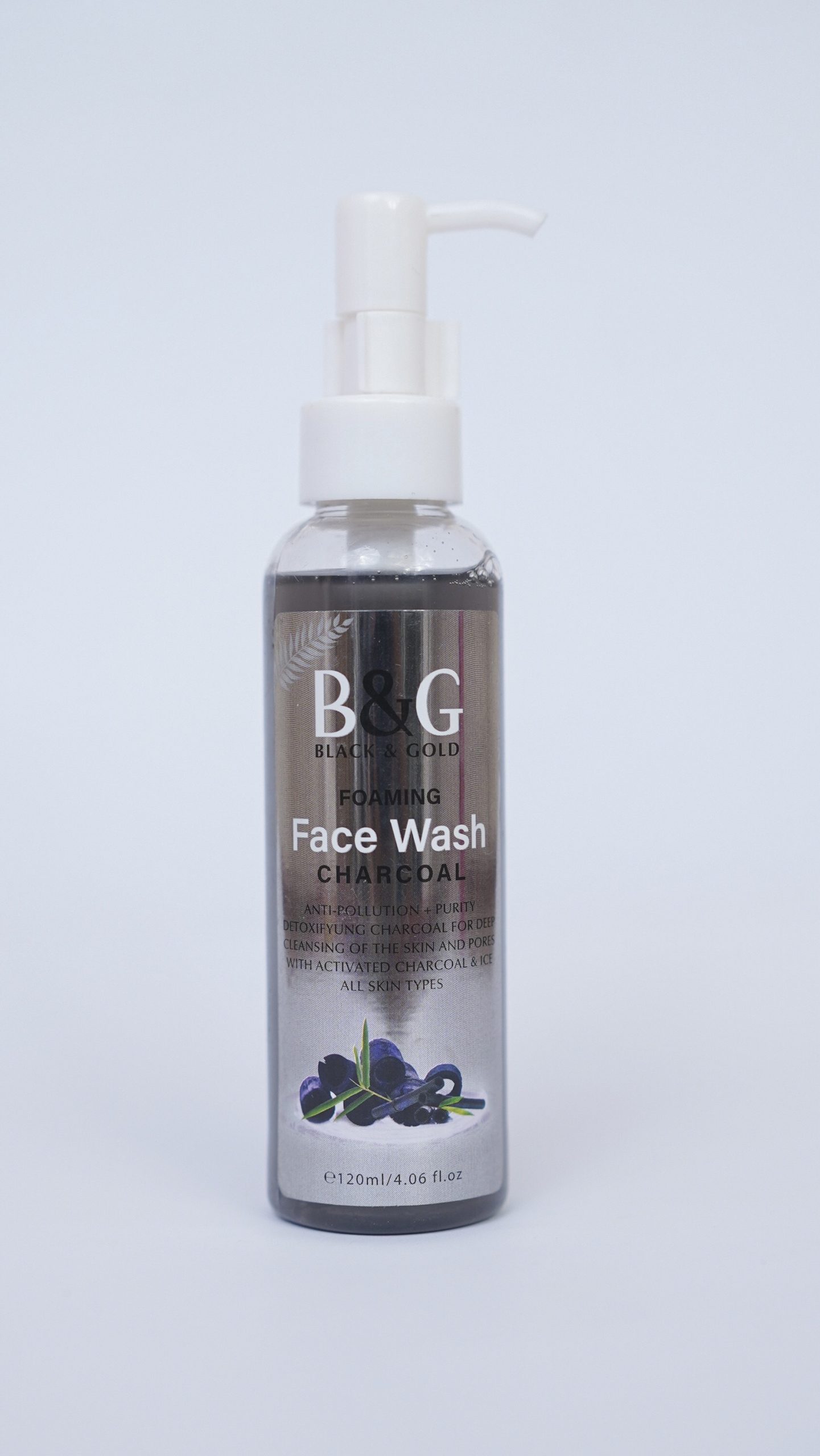 B&G Charcoal Foaming Facewash